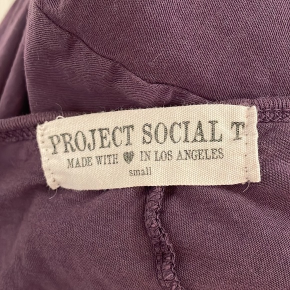 Project Social T Purple Long Sleeve Top - Picture 5 of 6